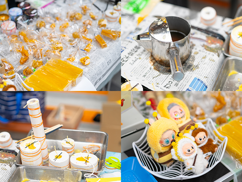 蜜蝋キャンドルづくり体験