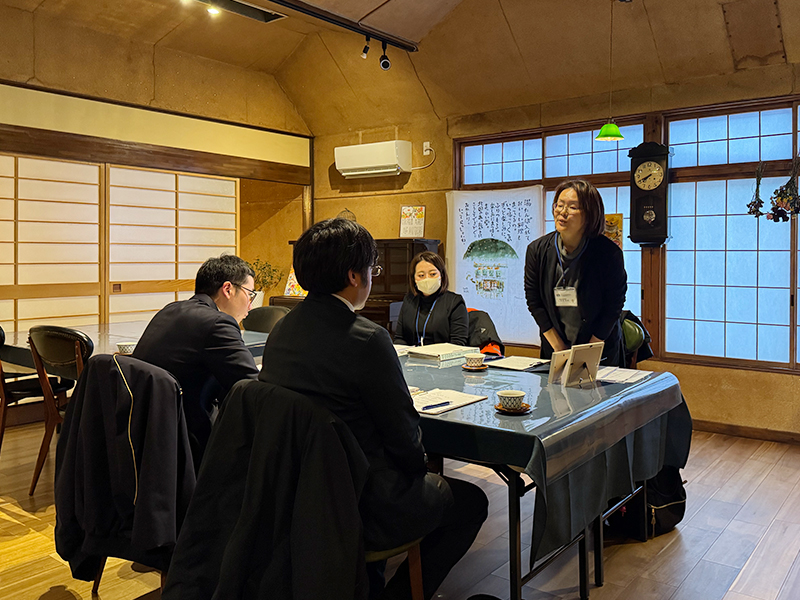 意見交換を行う二戸市農業振興課の皆さん