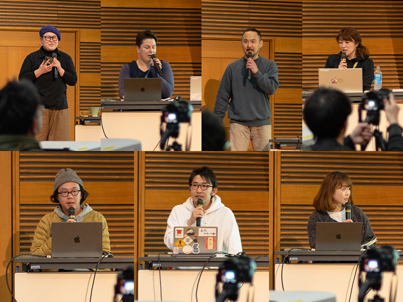 地域おこし協力隊による活動報告の様子