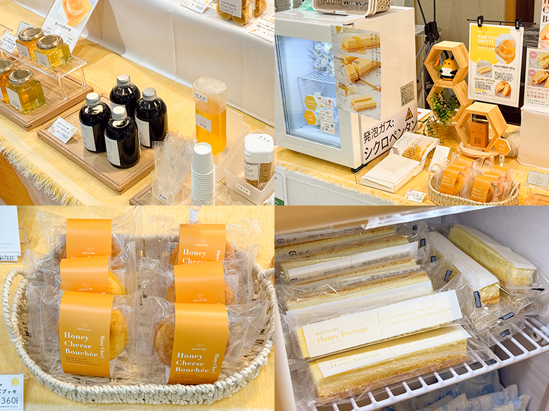 いわてマルシェ2026に出店したモカメルのブース
